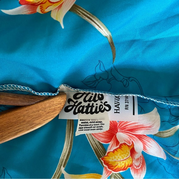 turquoise wrap around cover-up - Picture 4 of 5